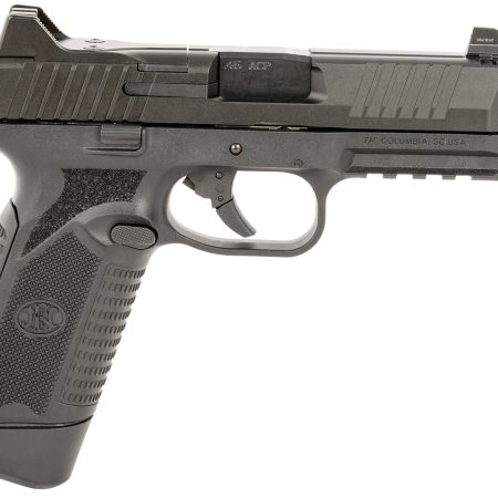 FN 66101383 545 Tactical 45 ACP 15+1/18+1 4.71" Black Target Crown/Threaded Steel Barrel, Black PVD Optic Cut/Serrated Steel Slide & Polymer Frame w/Picatinny Rail, Ambidextrous
