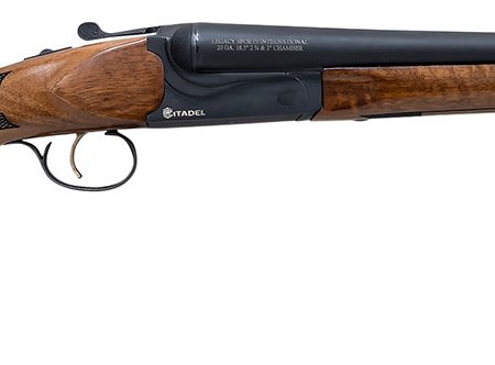 Citadel CITSBS1218 Coach Compact Frame 12 Gauge Break Open 3" 2rd 18.50" Blued Barrel & Receiver, Walnut Fixed Stock, Ambidextrous
