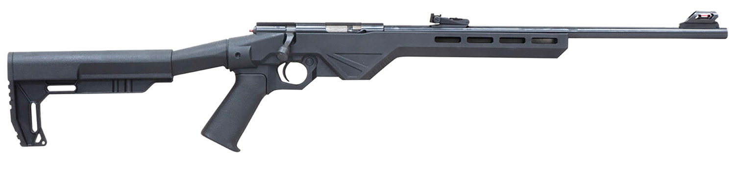 Citadel CIT22LRBLT Trakr 22 LR 10+1 18" Blued Steel Barrel & Receiver, Tactical Synthetic Black Synthetic Stock