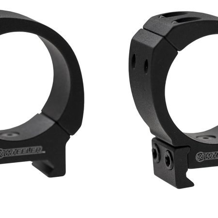 Wheeler 1133752 Sporter Scope Rings  Black 30mm High