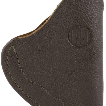 1791 Gunleather FCD2BRWL Fair Chase IWB Size 02 Brown Leather Deer Hide Belt Clip Fits Ruger LCR Left Hand