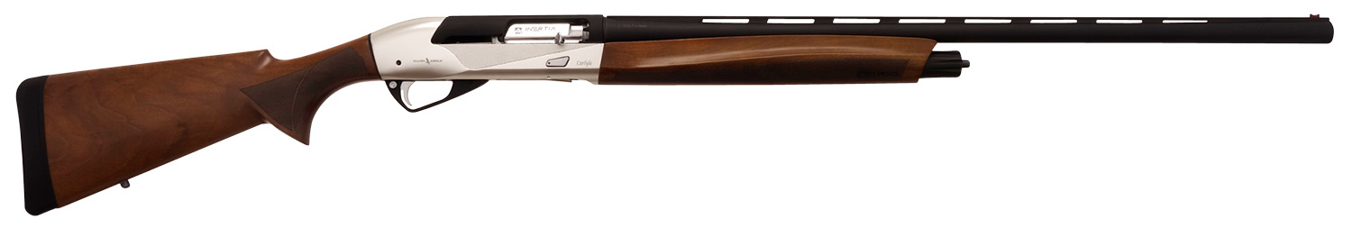 Silver Eagle Arms CAR1228SLVR Carlyle Full Size 12 Gauge Semi-Auto 3" 4+1 28" Black Cerakote Steel Barrel, Silver Steel Receiver, Fixed Turkish Walnut Stock, Right Hand