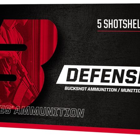 Barnes Bullets 32012 Defense 12Gauge 2.75" 21Pellets 4Buck Shot 5 Per Box/20 Case