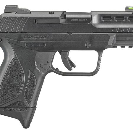 Ruger 3855 Security-380  380 ACP 10+1 3.42" Black Oxide Barrel, Black Serrated Steel Slide, Black Polymer Frame w/Accessory Rail, Black Polymer Grips