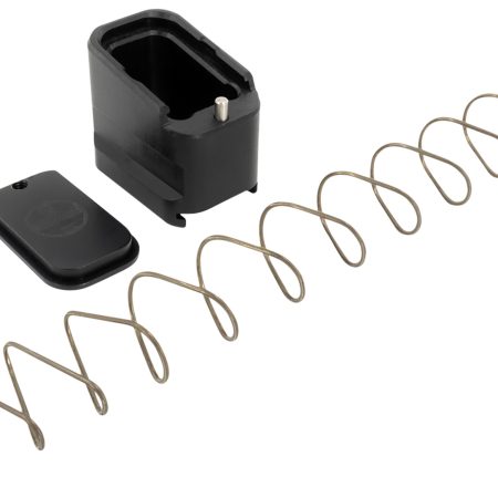 Shield Arms G19ME5BLK Magazine Extension  +5 Extended 9mm Luger/40 S&W 5rd Compatible w/Glock 19/23, Black Anodized Aluminum