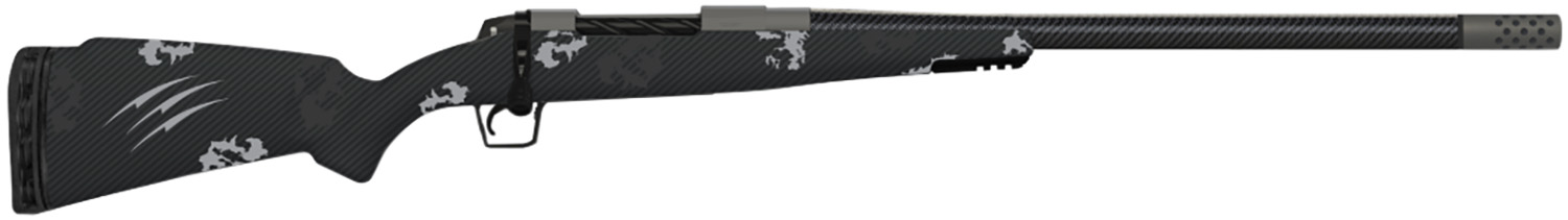 Fierce Firearms TROG7PRC22GP CT Rogue 7mm PRC 3+1 22" Carbon Fiber C3 Carbon Fiber Steel Barrel, Glacier Cerakote Titanium Receiver, Phantom Camo Fixed Carbon Fiber Stock, Right Hand