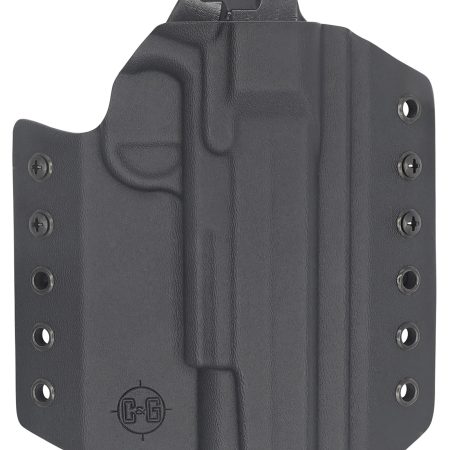 C&G Holsters 1850100 Covert  OWB Black Kydex Belt Loop Fits 1911 Government 5"