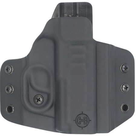 C&G Holsters 0256100 Covert  OWB Black Kydex Belt Loop Fits Sig P365/P365 XL