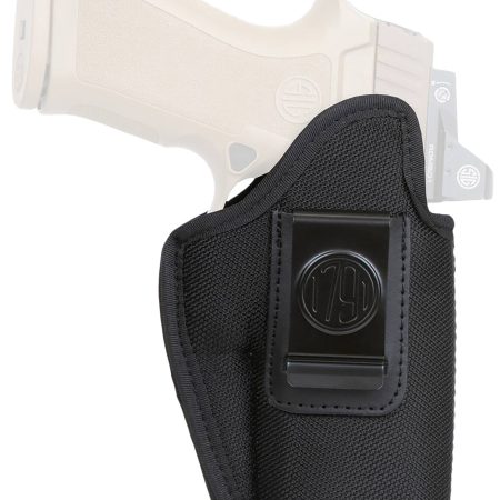1791 Gunleather PNIWB5BLKR Premium Nylon  IWB Size 05 Black Ballistic Nylon Belt Clip Right Hand