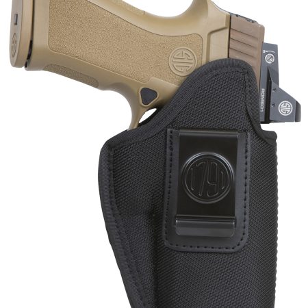1791 Gunleather PNIWB5BLKL Premium Nylon IWB Size 05 Black Ballistic Nylon Clip-On Left Hand