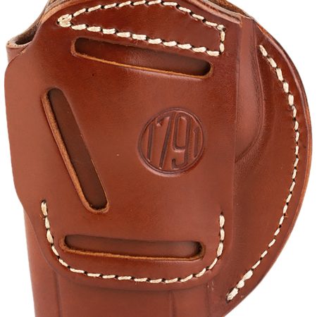 1791 Gunleather 3WH6CBRA 3-Way  IWB/OWB Size 06 Classic Brown Leather Belt Loop Fits Beretta 92 Fits Walther PPQ Fits Sig P320 Ambidextrous Hand