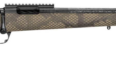 Proof Research 135297 Glacier TI Full Size 7mm PRC 4+1 24" Carbon Fiber Match Grade Threaded Barrel, Black Cerakote Titanium Receivern w/Picatinny Rail, Fixed PROOF Hunter TFDE Carbon Fiber Stock