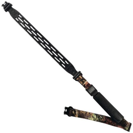 Limbsaver 12295 Kodiak-Air Sling Black NAVCOM Rubber & Mossy Oak Break-Up Nylon w/ 1" W & Adjustable Design for Rifles