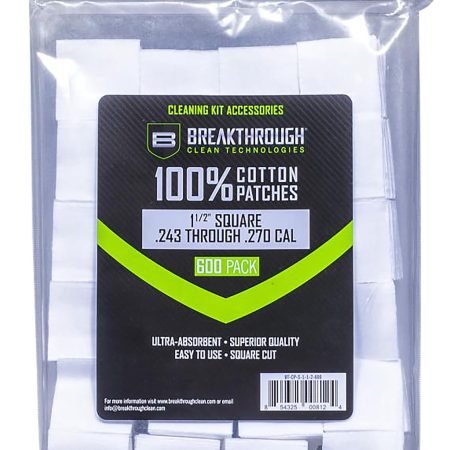 Breakthrough Clean BTCPS112600 Square Patches 243/270 Cal 600 pieces