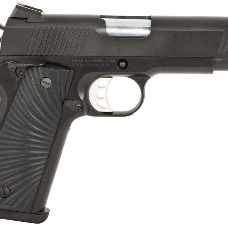 SDS Imports 10100102 1911 Devil Ray Carry 45 ACP 8+1 4.25" Stainless Steel Barrel, Black Cerakote Serrated Steel Slide, Black Cerakote Steel Frame w/Beavertail, Black Sunburst G10 Grips