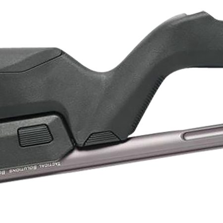Tactical Solutions TDCGMGBBLK X-Ring Takedown Barrel and Stock Combo 22 LR 16.50" Gunmetal Gray Fluted & Threaded with Fiber Optic Sight, Black Magpul Backpacker Stock Fits Ruger 10/22 Takedown