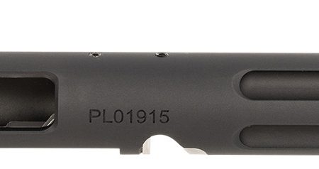Tactical Solutions PLIV6TEMBRF Pac-Lite Barrel & Receiver 22 LR 6" Fluted Threaded Black Anodized Chrome Moly Steel, Fits Ruger 22/45/Mark IV/Mark IV 22/45