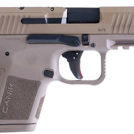 Canik HG7620DN Mete MC9 9mm Luger 12+1/15+1 3.18" Black Steel Barrel, Flat Dark Earth Cerakote Optic Ready/Serrated Slide, FDE Polymer Frame w/Picatinny Rail, Textured Flat Dark Earth Polymer Grips