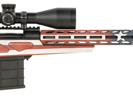 Howa HCRA73107USKMDT M1500 APC Chassis 308 Win 10+1 (3 Mags) 24" HB, American Flag Cerakote, Luth-AR MBA-4 Stock with Aluminum Chassis, 4-16x50 Scope, Bipod & 2 Grips