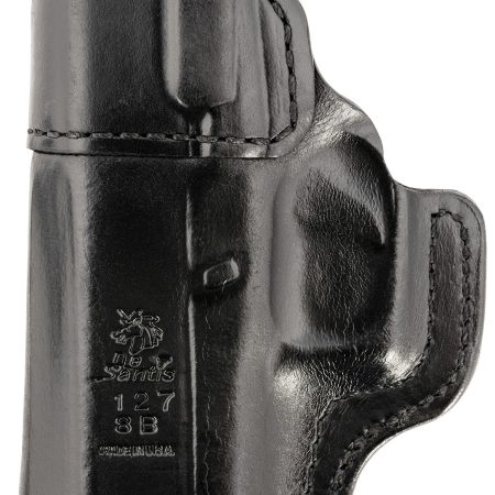 DeSantis Gunhide 127BA8BZ0 Inside Heat  IWB Black Leather Belt Clip Fits Glock 43/43x Right Hand