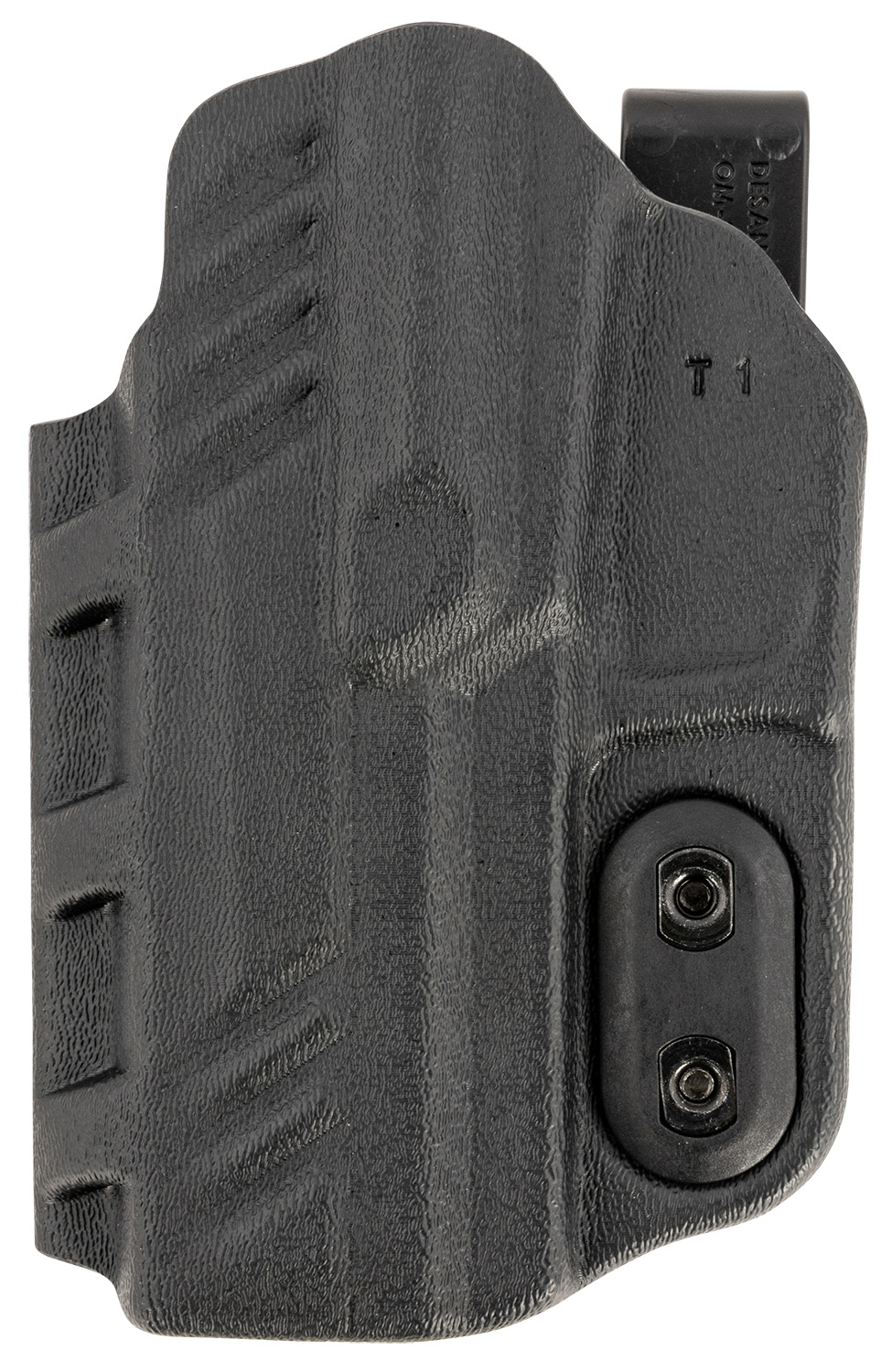 DeSantis Gunhide 137KJT1Z0 Slim-Tuk IWB Black Kydex Belt Clip Fits Sig P320 Belt 1.75" Wide Ambidextrous