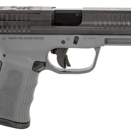 FMK FMKG49DG G3  9mm Luger 14+1 4" Stainless Steel Barrel, Black Optic Cut/Serrated Carbon Steel Slide, Dark Gray Polymer Frame w/Picatinny Rail, Black Backstrap Grip