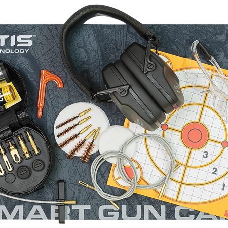 Otis GFNSB1 Shooting Bundle  Includes Otis Tactical Cleaning Kit .17 Cal-12 Gauge/Eye Protection/Ear Protection/Cleaning Matt