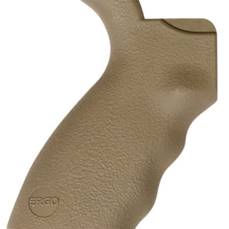 Ergo 4010DE Ergo 2  Made of Suregrip Rubber With Dark Earth Textured Finish for AR-15, AR-10