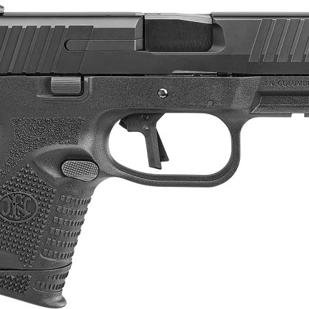 FN 66101642 509C Bundle Compact Frame 9mm Luger 10+1, 3.70" Black Recessed Crown Barrel, Black PVD Serrated Steel Slide & Polymer Frame w/Picatinny Rail,  Ambidextrous, 5 Magazines