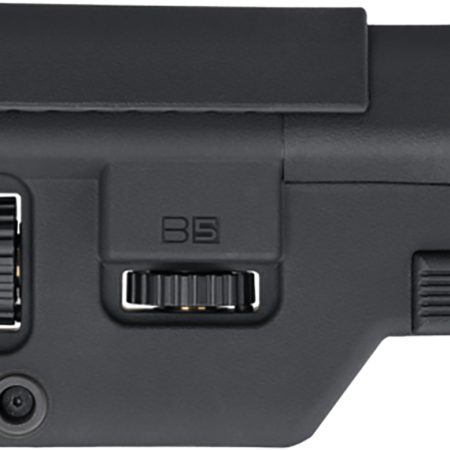 B5 Systems Precision Black Synthetic Adjustable with Cheek Riser Fits AR-Platform