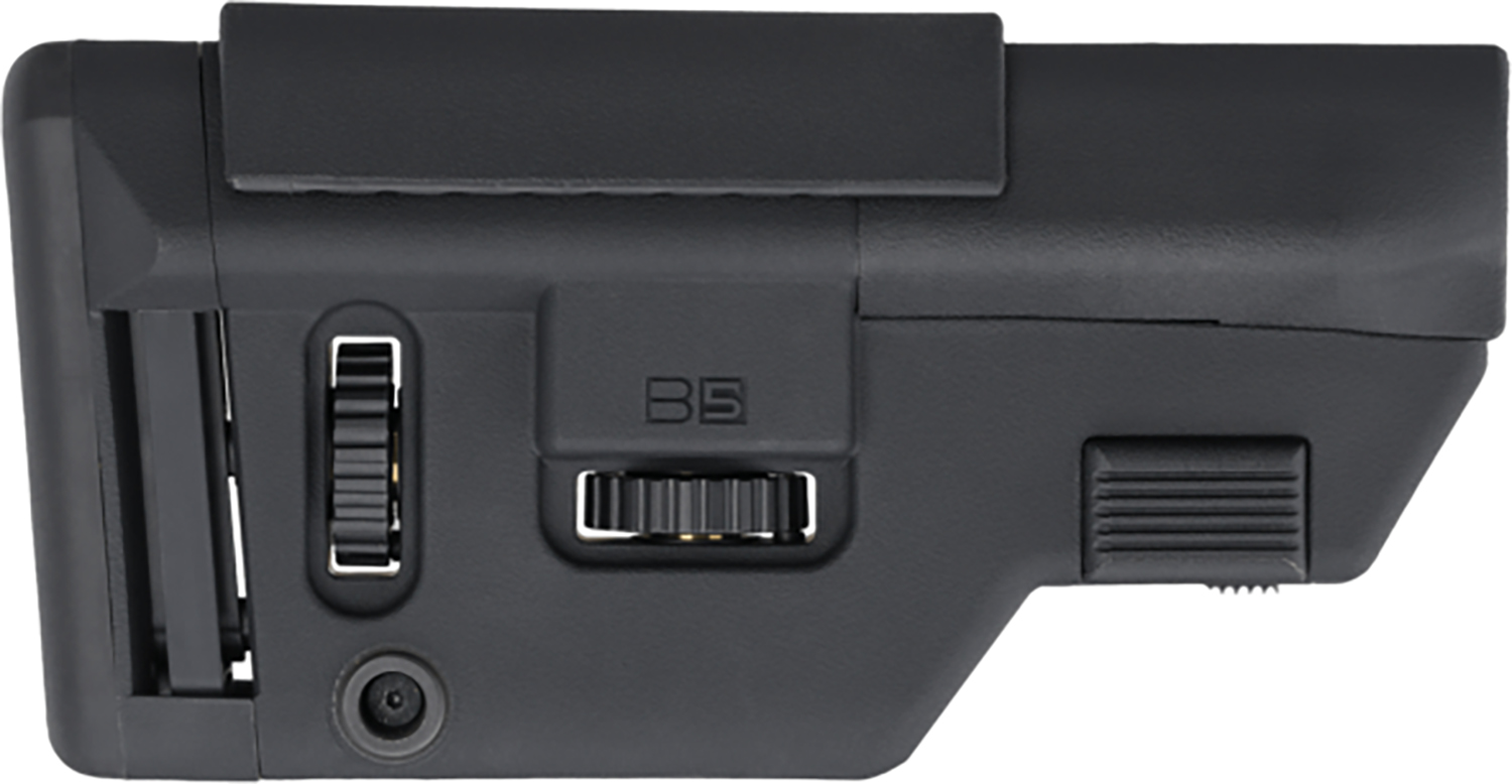 B5 Systems Precision Black Synthetic Adjustable with Cheek Riser Fits AR-Platform