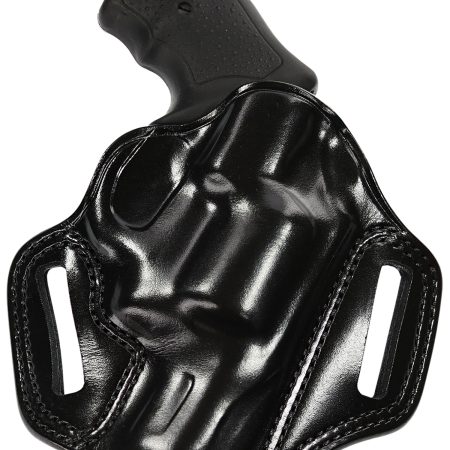 Galco CM270B Combat Master  OWB Black Leather Belt Slide Fits Browning Hi-Power/Springfield SA-35/Girsan MC P35/Match Right Hand