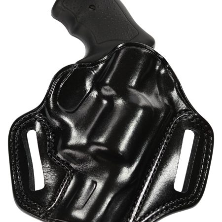 Galco CM880B Combat Master OWB Black Leather Belt Slide Fits Springfield XDM 4.5" Right Hand