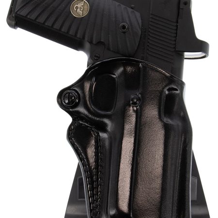Galco SM2-800B Speed Master 2.0 OWB Black Leather Paddle Fits CZ P-10M/Glock 43/43x Right Hand