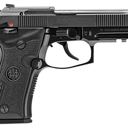 Beretta USA J80XBLK13 80X Cheetah 380 ACP 13+1 3.90" Black Optic Ready/Serrated Slide, Black Anodized Aluminum Frame w/Picatinny Rail & Beavertail