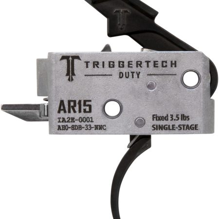 TriggerTech AH0SDB33NNC Duty  Curved Trigger Single-Stage 3.50 lbs Draw Weight Fits AR-15