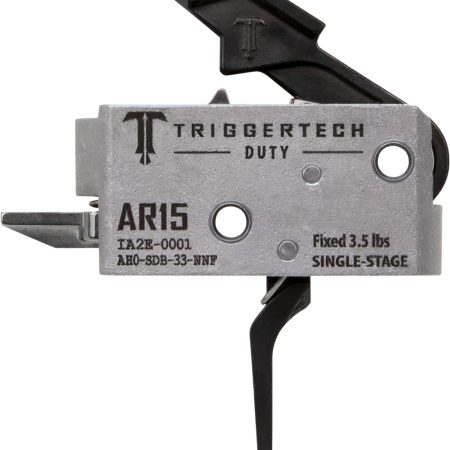 TriggerTech AH0SDB33NNF Duty  Flat Trigger Single-Stage 3.50 lbs Draw Weight Fits AR-15