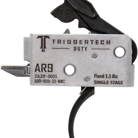 TriggerTech AH9SDB33NNC Duty  Curved Trigger Single-Stage 3.50 lbs Draw Weight Fits AR-9