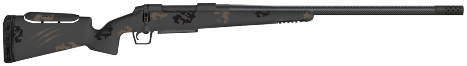 Fierce Firearms FCTRXP300PRC22MM CT Rival XP 300 PRC 3+1 22" C3 Carbon Fiber, Midnight Bronze Titanium Rec, Trophy Camo Carbon Fiber Rival Stock with Adj. Cheek Piece, Radial TI Muzzle Brake
