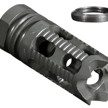 Yankee Hill 285M1 Phantom Comp/Brake with Aggressive End, 1/2"-28 tpi Threads 2.25" OAL for 5.56mm