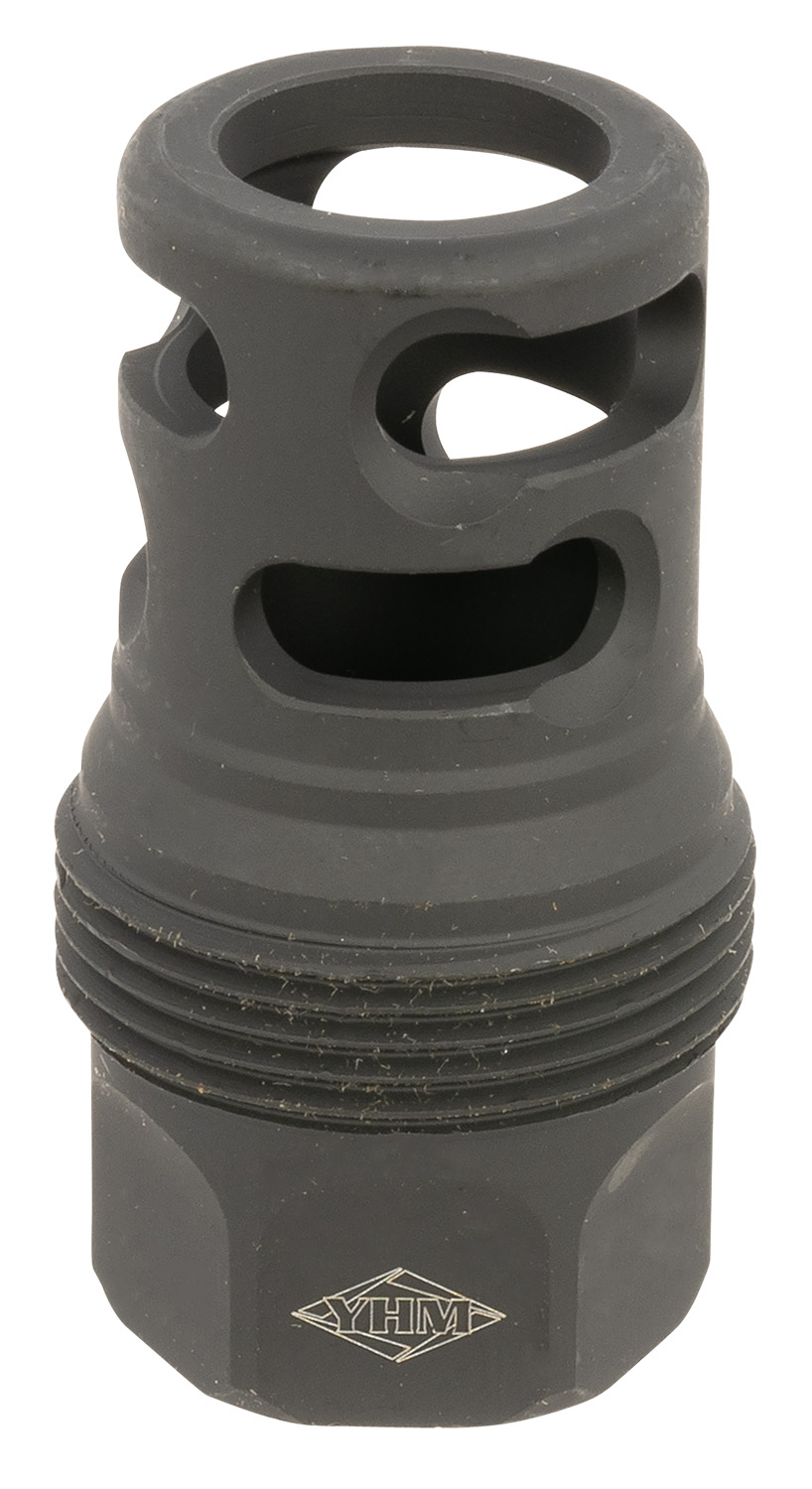 Yankee Hill 4445MB32 sRx Q.D. Muzzle Brake Short Black Phosphate Steel with 5/8"-32 tpi for sRx Adapters