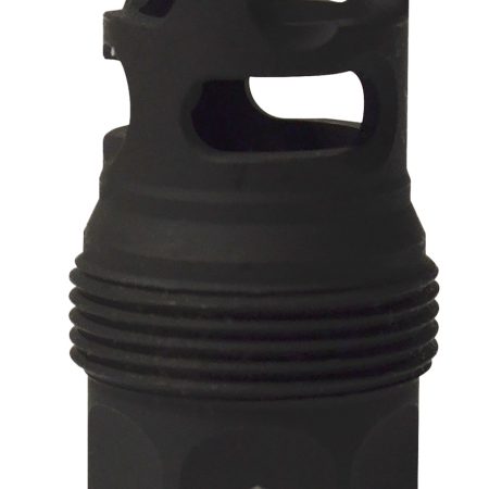 Yankee Hill 4445MB24B sRx Q.D. Muzzle Brake Short Black Phosphate Steel with 11/16"-24 tpi for sRx Adapters