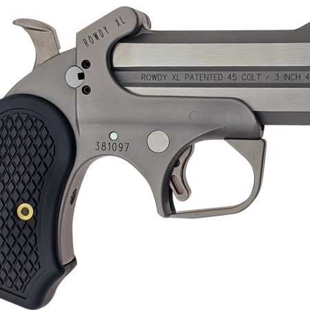 Bond Arms BARWXL Rowdy XL 45 Colt (LC) .410 2rd Shot 3.50" Matte Stainless Steel Frame Black Extended B6 Resin Grips