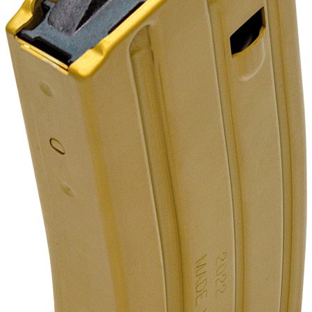 DuraMag 2023009175CPD AR-15 Duramag Speed 20rd 300 Blackout/223 Cal/5.56 Desert Gold Aluminum