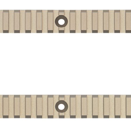 Q LLC TOPRAIL8.5IN6 The Fix Top Rail  Clear Coat Anodized Short Action 20.6 MOA