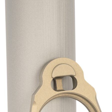 Q LLC ACCHBTUBESLEEVE Honey Badger Buffer Tube Sleeve Gray with End Plate