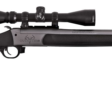 Traditions CRS-351130WT Outfitter G3 Takedown 35 Whelen 1rd 22", Stainless Cerakote Barrel/Rec, Black Synthetic Stock, Muzzle Brake, 3-9x40mm BDC Scope