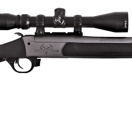 Traditions CR5-351130R Outfitter G3 35 Rem 1rd 22", Stainless Cerakote Barrel/Rec, Black Synthetic Furniture, 3-9x40mm Scope