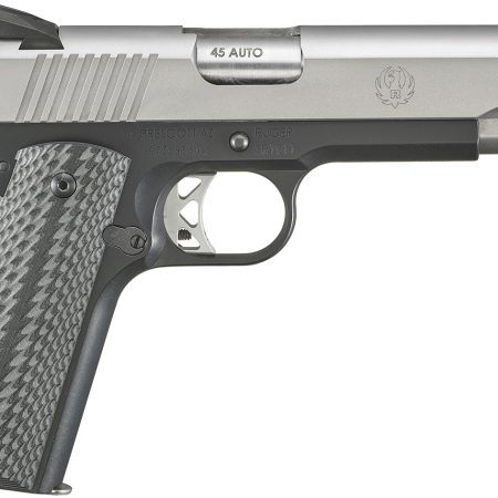 Ruger 6792 SR1911  Full Size 45 ACP 8+1 5" Stainless Steel Barrel, Matte Stainless Serrated Slide, Satin Aluminum Frame w/Beavertail Black Anodized Aluminum Grips Right Hand