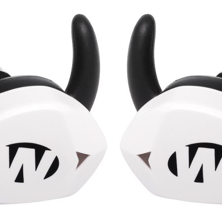 Walker's GWPSLCR2BTWHT Silencer BT 2.0 Electronic Ear Buds Sports South Exclusive White Polymer